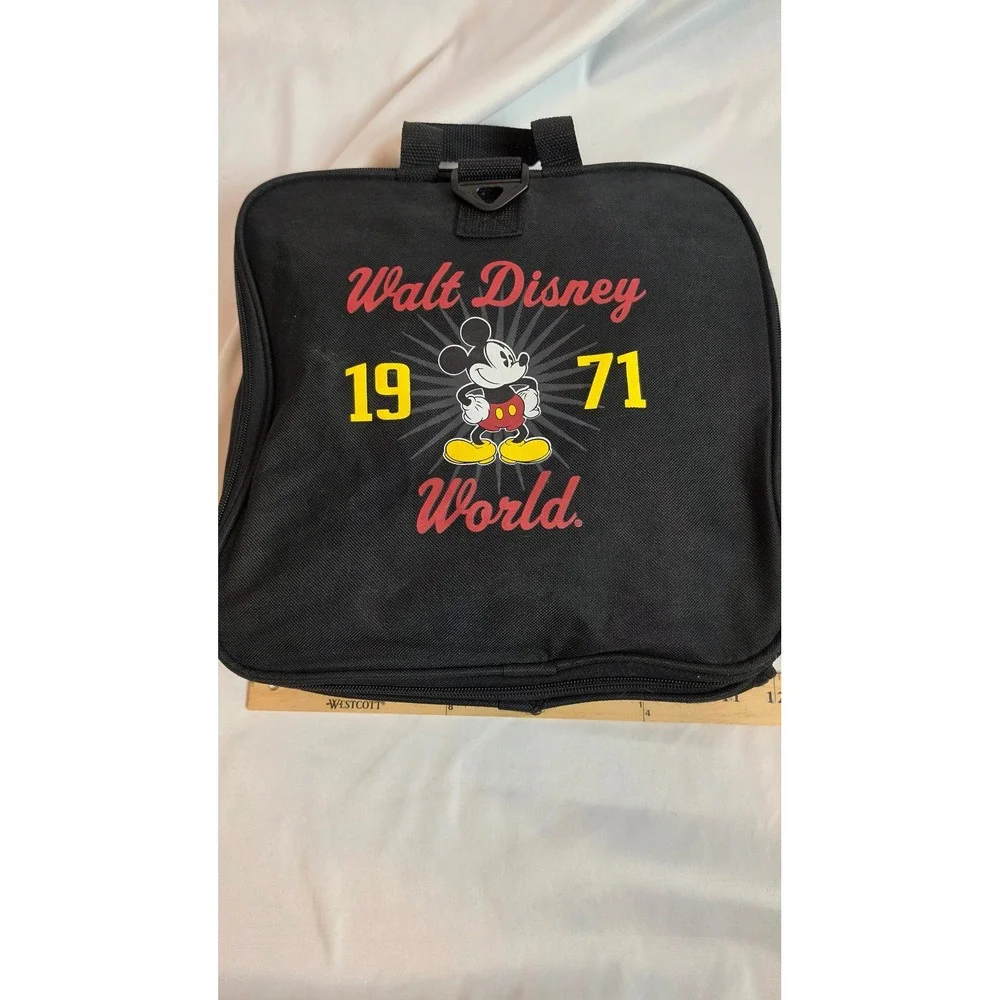Disney Parks Walt Disney World 1971 Mickey Mouse Duffel Bag Black Travel Gym Bag